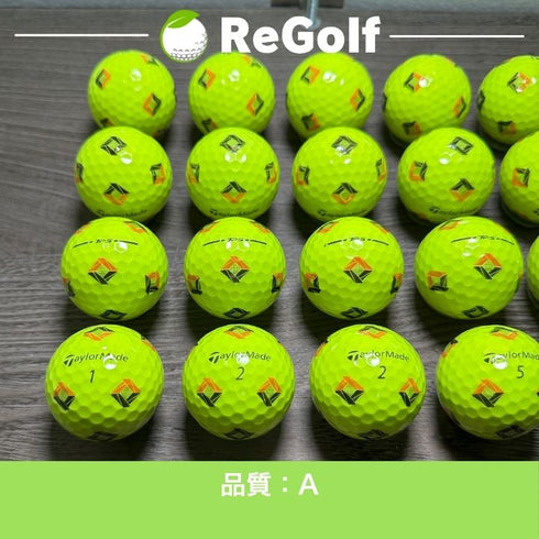 【中古】 【送料無料】 ロストボール テーラーメイド TP5 Pix イエロー 2024年モデル 20球 Aランク リゴルフ